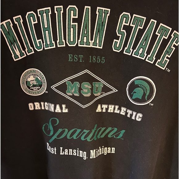 Michigan State Spartans heavy weight sweatshirt, size Large. - Picture 4 of 4